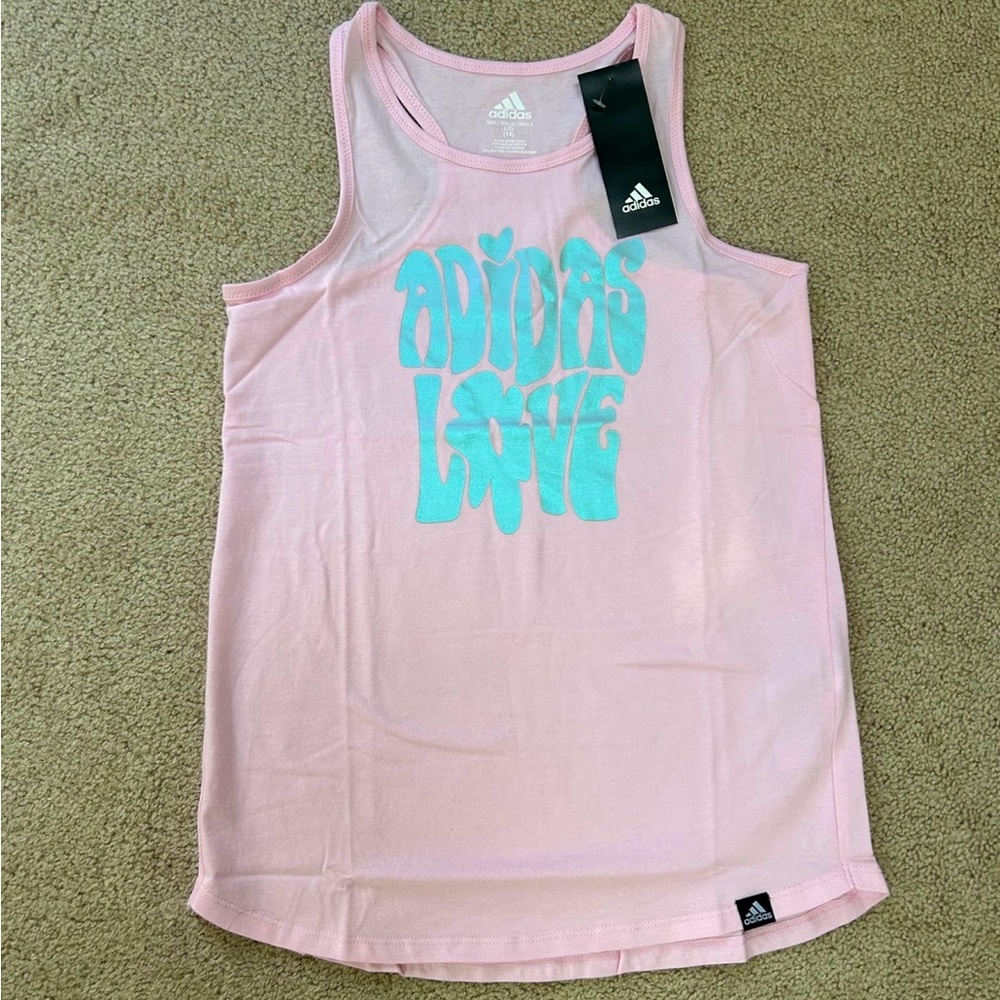 Large (14) adidas tank top NWT